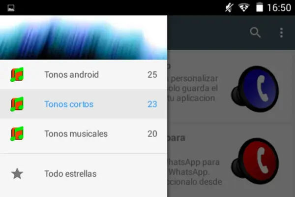 Tonos para Whatsapp android App screenshot 1